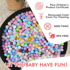COZYTRAUM foam ball pit cover with zipper enables easy cleaning