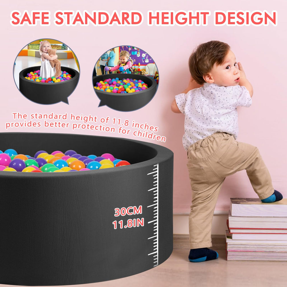 COZYTRAUM foam ball pit vacuum-sealed design helps quick recovery after opening.