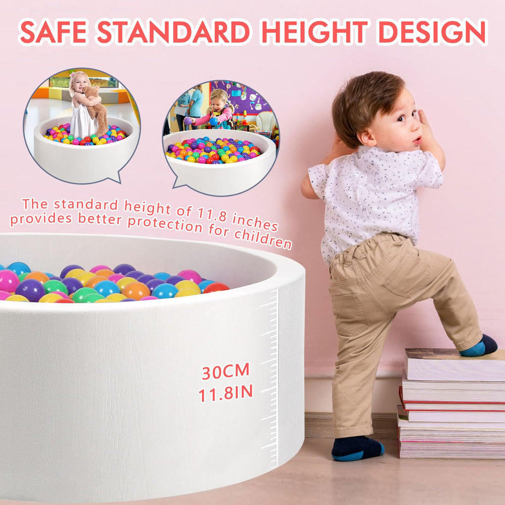 COZYTRAUM ball-pit wall-detail shows cushioned sides
