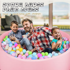 COZYTRAUM 47-inch ball pit is easy to install and clean.