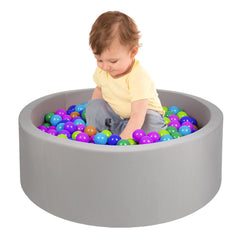 COZYTRAUM 27-inch foam ball pit setup showing a safe, inviting play space for kids
