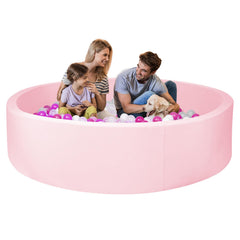 COZYTRAUM foam ball pit for kids with soft walls and memory foam base for safe play.