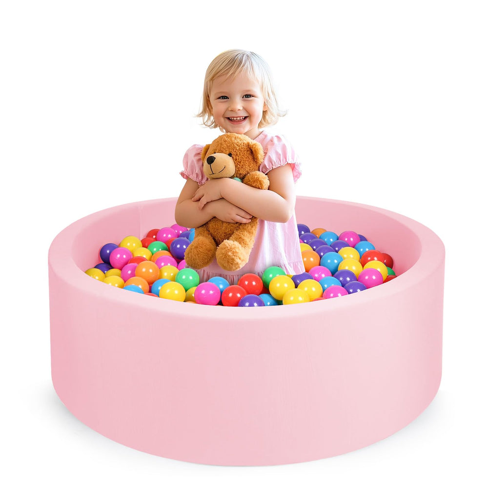 COZYTRAUM pink foam ball pit exterior for cozy toddler play