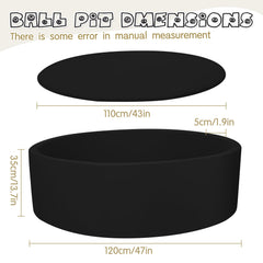 COZYTRAUM ball pit foam walls highlight 360° protection and soft cushioning