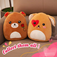 CozyWorld Valentines Puppy Plush full 11.5-inch cuddle companion