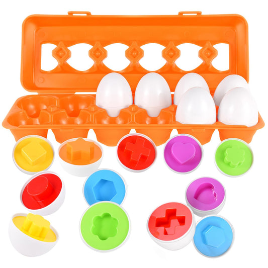 CPSYUB toddler eggs set stackable for easy grasp and motor skill play.