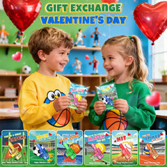 CPSYUB valentines cards for kids accompany glow accessories for easy gifting.