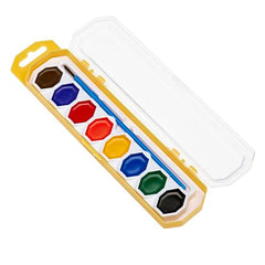 Kids painting with Cra-Z-Art washable watercolors, safe for ages 3 and up