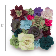 Craft Crush Felt Succulents with step-by-step guide enables easy, beginner-friendly crafting.