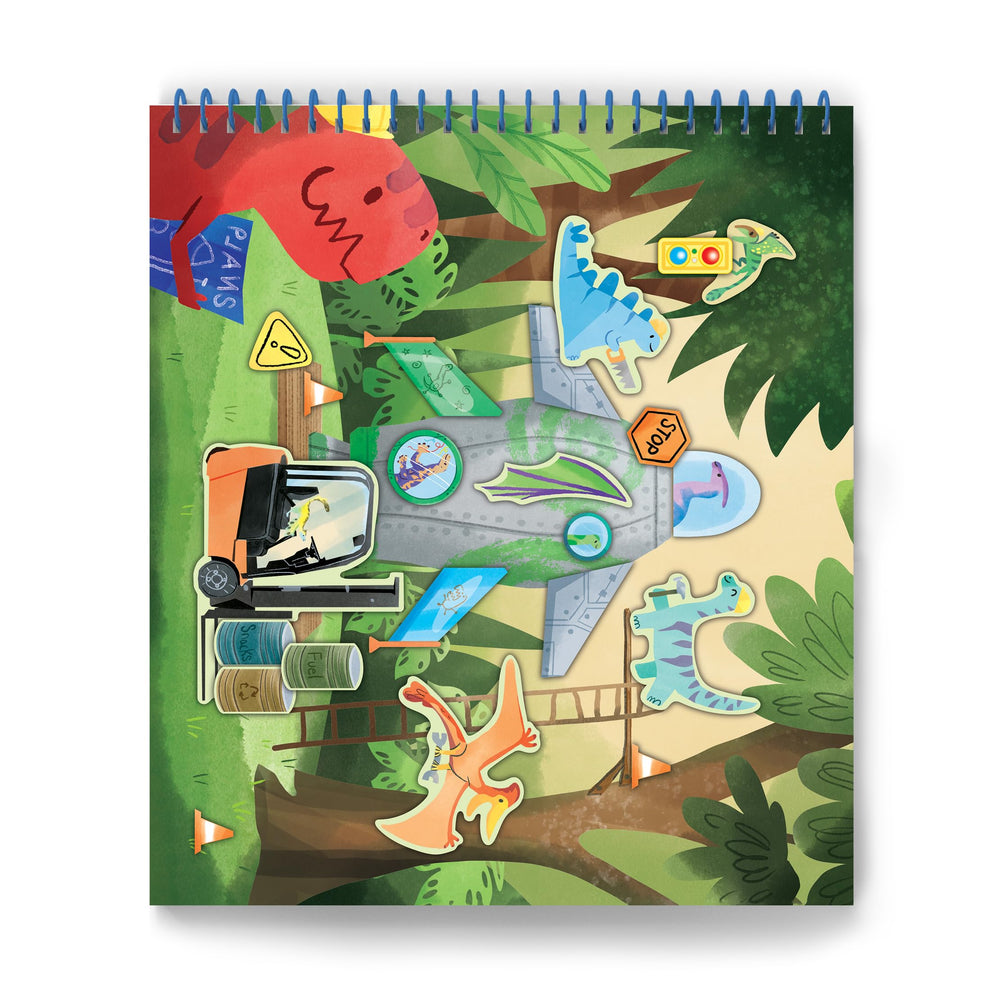 Craft-tastic Dinos Go to Space booklet travel-kit makes quiet time easy.