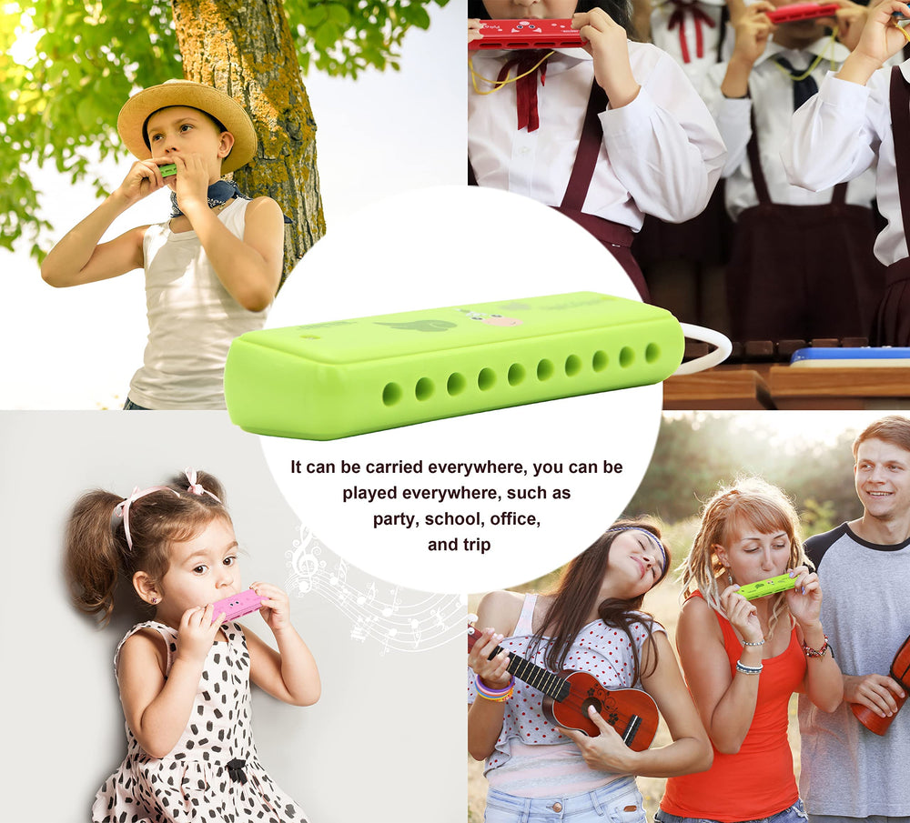 CRAFTEEM Color Blues Harmonica colorful patterns inviting playful learning