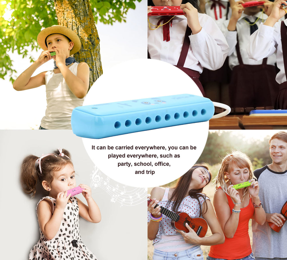 CRAFTEEM Color Blues Harmonica non-toxic paints meet toy safety expectations.