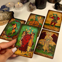 CRAFTERIAN Bright Tarot compact box provides secure storage and gifting