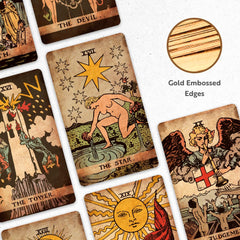 Vintage-inspired artwork of the CRAFTERIAN deck capturing archetypes for interpretation.