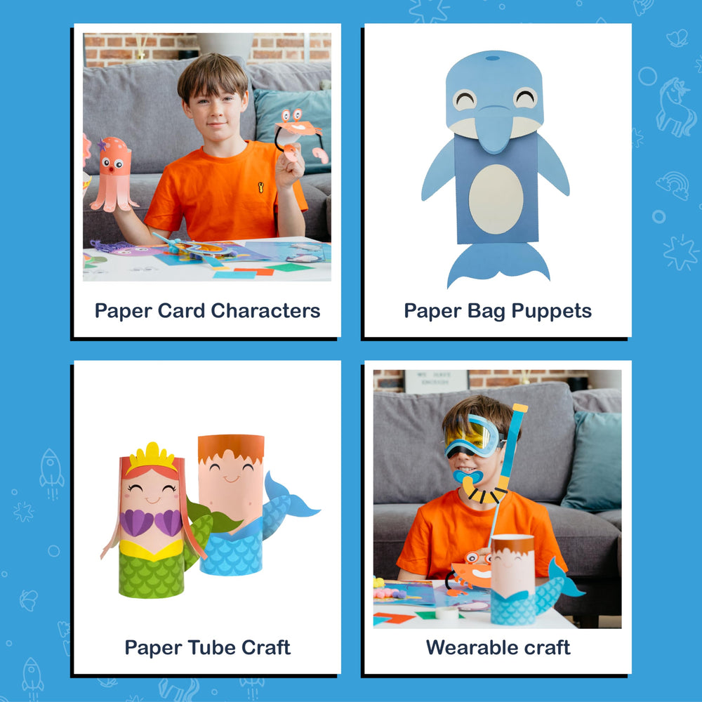 Craftikit 20 Under The Sea instruction book guides easy assembly.