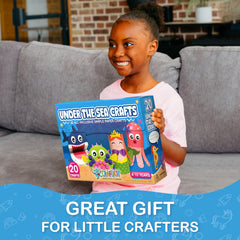 Craftikit 20 Under The Sea shark puppet activity stimulates storytelling.