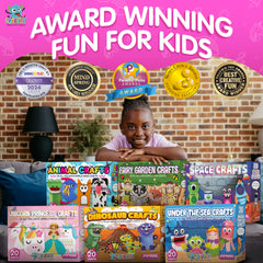 Craftikit independent crafting supports kid-led activities with light supervision