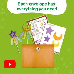 Craftikit nature-themed imaginative play visuals invite storytelling and creativity.