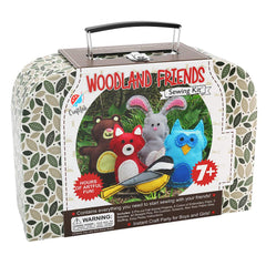 CraftLab Woodland Animals kit cover art with five beginner projects.