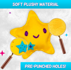 CraftsBee cozy pillow sewing project for kids
