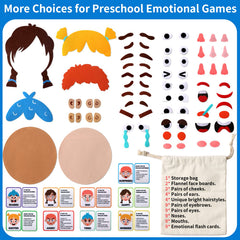 Craftstory 75 expression elements enable varied facial expressions for storytelling.
