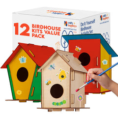 Crafty HappiToys birdhouse kit packaging for classroom use