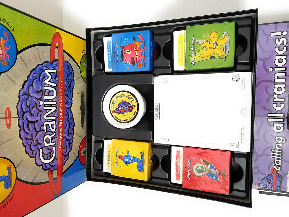 CRANIUM 600-new-cards deck fueling creative challenges and laughs.