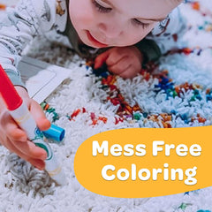 Crayola Baby Shark characters come to life as colors on Color Wonder paper.