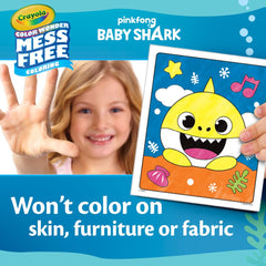 Baby Shark characters like Brooklyn Shark invite kids to color favorite scenes