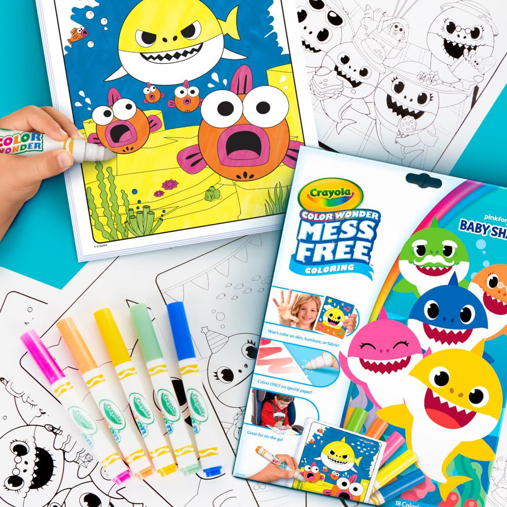 Travel-friendly packaging folds for easy storage and portable coloring sessions