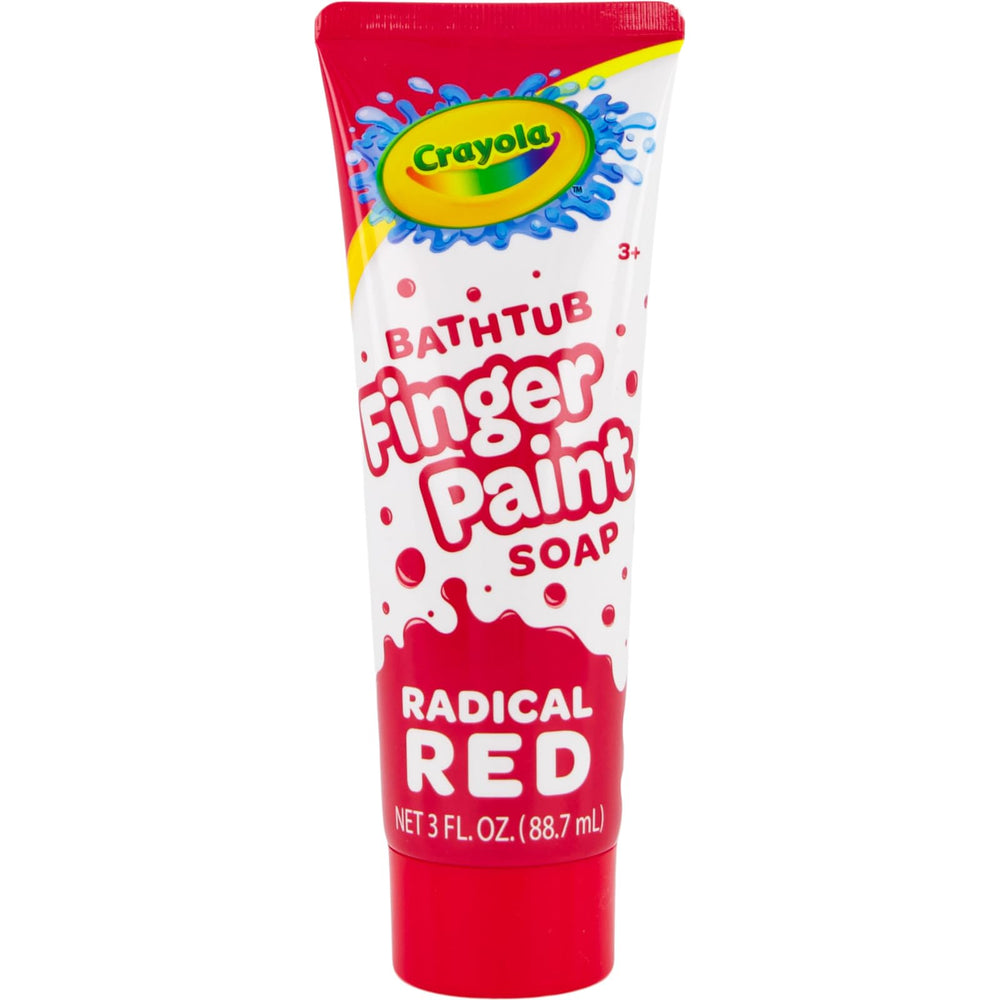 Crayola Bathtub Fingerpaint Flamingo Pink 3oz for mess-friendly bath creativity.