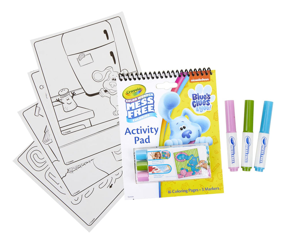 Crayola Blues Clues No Mess Markers Pip Squeaks for mess-free coloring