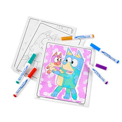 Folder-style Crayola Color Wonder packaging used as reusable storage for pages and markers