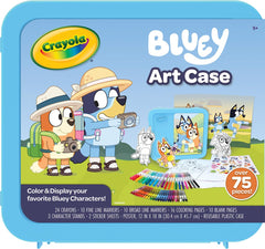 Crayola Bluey Create & Color kit contents for kids' creative play