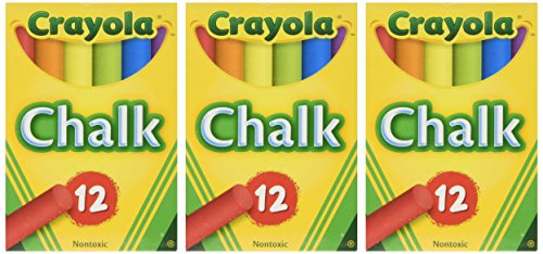 Crayola Chalk set with 36 sticks ideal for kids' art projects and classrooms