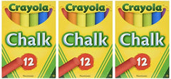 Crayola Chalk set with 36 sticks ideal for kids' art projects and classrooms