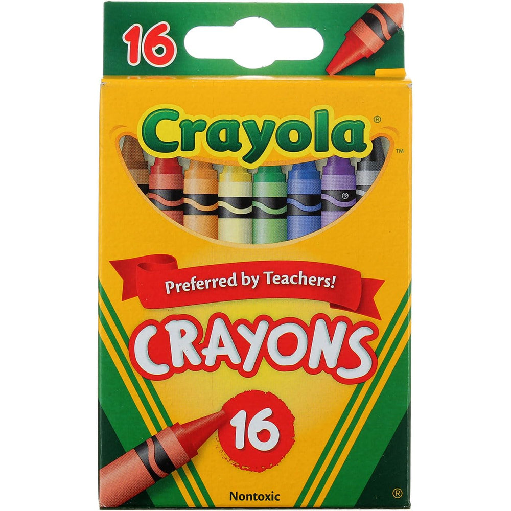 Crayola Classic Color Pack crayons in a pack shot showing vibrant, non-toxic drawing options