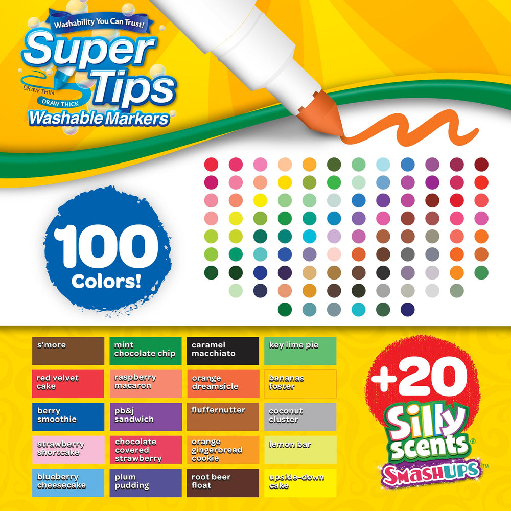 Crayola Classroom Markers ideal for school crafts and activities.