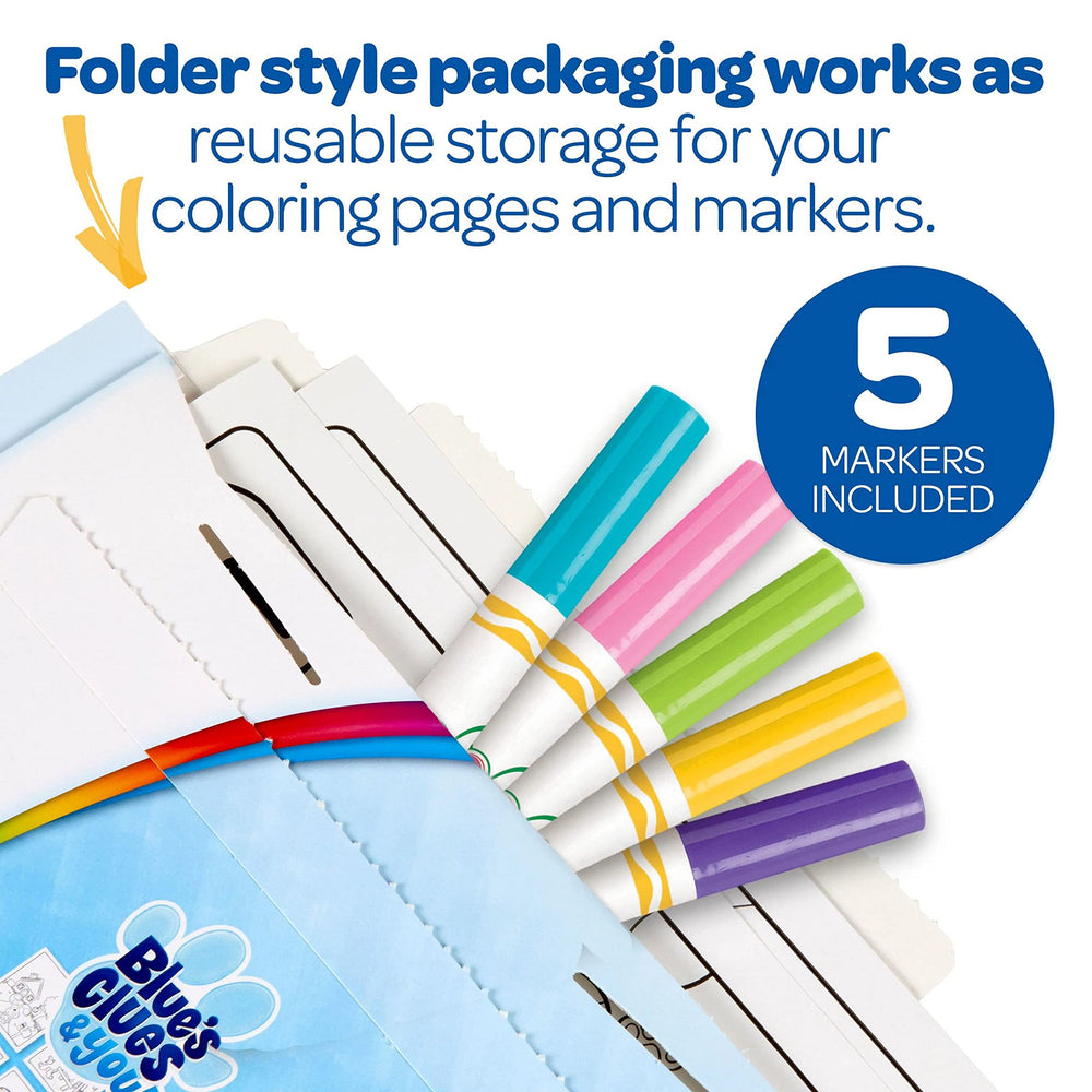 Crayola Color Wonder foldalope packaging serves as storage