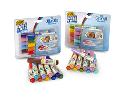 Child drawing with Color Wonder markers on Color Wonder paper for clean creativity