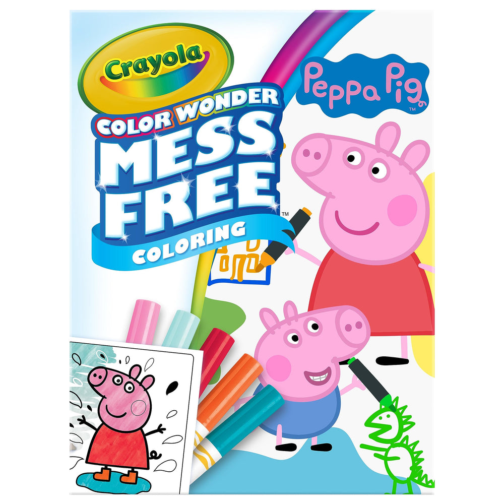Crayola Color Wonder markers reveal color only on Color Wonder paper.