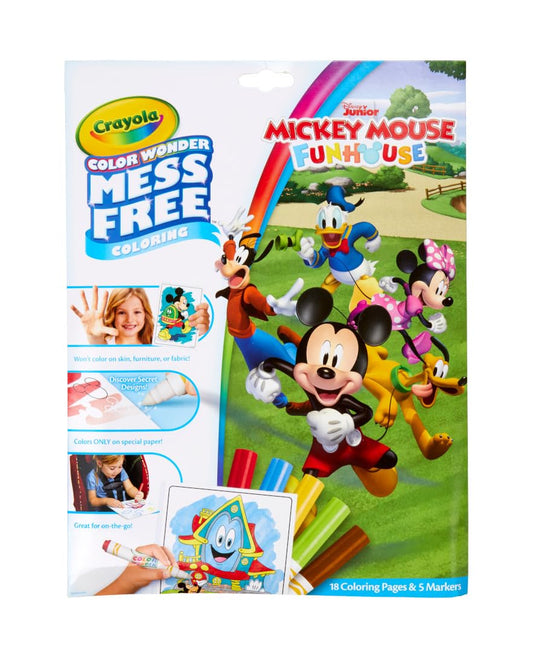 Crayola Color Wonder Mickey Clubhouse pages for mess-free coloring.