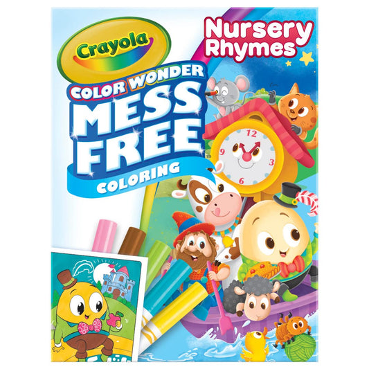 Crayola Color Wonder nursery rhyme pages for mess-free coloring fun.
