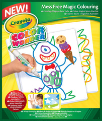Crayola Color Wonder pad cover ready for mess-free coloring sessions