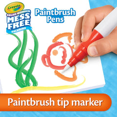 Close-up of Color Wonder Paintbrush Pens in use for beginner art exploration