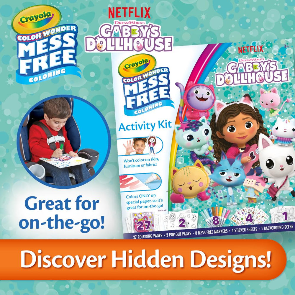 Crayola Color Wonder trifold background scene adds dimensional storytelling
