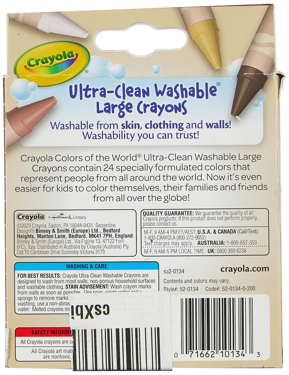 Crayola Colors of the World swatches for inclusive classroom art.