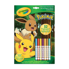 Crayola Colouring & Activity Book Pokémon pad with on-the-go color fun.