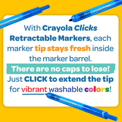 Crayola compatible with large colouring pages for extended fun.
