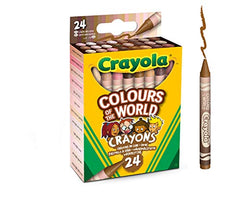 Crayola Colours of the World skin-tone palette supports realistic portraits.